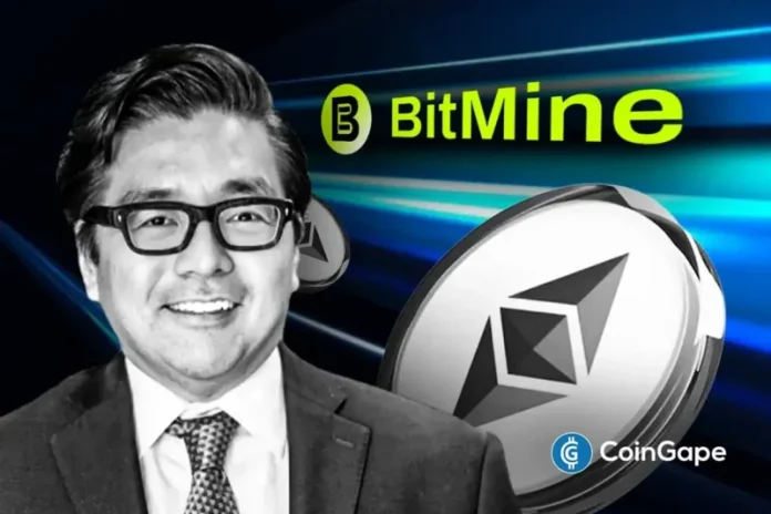 The BMNR stock is up today as Tom Lee’s Bitmiene has further expanded its Ethereum treasury, as the company continues to ramp up its weekly ETH accumulation. The firm has now also notably staked almost all its ETH holdings as it looks to generate more revenue. Ad Ad Bitmine Adds More ETH, BMNR Stock Gains
The post <a href="https://coingape.com/news/stocks/bmnr-stock-gains-as-tom-lees-bitmine-adds-101745-eth-to-ethereum-treasury/">BMNR Stock Gains as Tom Lee’s Bitmine Adds 101,745 ETH To Ethereum Treasury</a> appeared first on <a href="https://coingape.com/">CoinGape</a>.