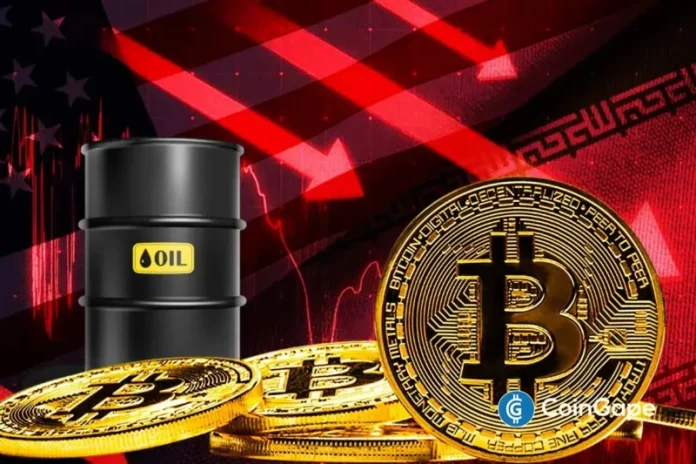 Bitcoin is facing renewed pressure, dropping below $70,000 today amid rising oil prices due to the U.S. Iran conflict. The Bitcoin crash comes as analysts warn that oil prices could still hit $200 per barrel, a development likely to push inflation higher and weigh on BTC and the broader crypto market. Another Bitcoin Crash Below
The post <a href="https://coingape.com/bitcoin-crashes-below-70k-as-analysts-warn-oil-could-hit-200-amid-u-s-iran-conflict/">Bitcoin Crashes Below $70K as Analysts Warn Oil Could Hit $200 Amid U.S.-Iran Conflict</a> appeared first on <a href="https://coingape.com/">CoinGape</a>.