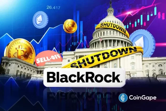 BlackRock, the world’s largest asset manager, looks set to offload more Bitcoin and Ethereum, following the outflows from its crypto ETFs yesterday. This move comes ahead of another potential partial U.S. government shutdown that could begin tomorrow as today’s deadline looms. BlackRock Moves $257M In BTC And ETH To Coinbase Arkham data shows that the
The post <a href="https://coingape.com/blackrock-signals-257m-bitcoin-and-ethereum-sell-off-ahead-of-partial-u-s-government-shutdown/">BlackRock Signals $257M Bitcoin and Ethereum Sell-Off Ahead of Partial U.S. Government Shutdown</a> appeared first on <a href="https://coingape.com/">CoinGape</a>.
