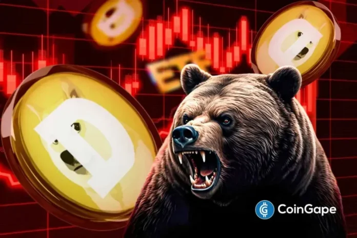 Dogecoin (DOGE) is not in a good place today, May 7, after it dropped by 4.62% to $0.11. But this has not prevented institutions from flocking here through DOGE ETFs, even if it seems like it is too late. A rising wedge pattern also reads that Dogecoin price is not out of the woods just
The post <a href="https://coingape.com/markets/dogecoin-price-outlook-as-doge-etf-inflows-return-despite-bearish-wedge-signal/">Dogecoin Price Outlook as DOGE ETF Inflows Return Despite Bearish Wedge Signal</a> appeared first on <a href="https://coingape.com/">CoinGape</a>.