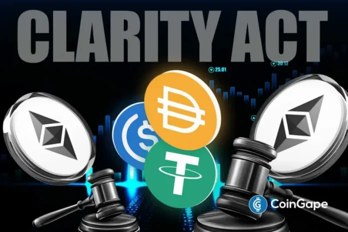 Ethereum (ETH) is in a good place considering that it is up by 1.15% to $2,302 today, May 2. Weekend swings may have something to do with this, but on Friday, a big update happened. Senator Tillis said that there is now a compromise on CLARITY. But with this being something that has been waited
The post <a href="https://coingape.com/markets/ethereum-price-outlook-as-clarity-act-advances-on-stablecoin-yield-deal/">Ethereum Price Outlook as CLARITY Act Advances on Stablecoin Yield Deal</a> appeared first on <a href="https://coingape.com/">CoinGape</a>.