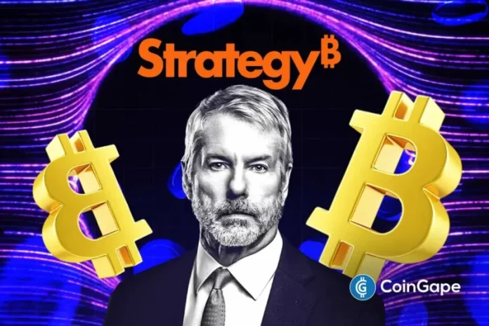 Michael Saylor’s Strategy has acquired another $255 million worth of Bitcoin (BTC) on Monday, April 27. It marks the fourth consecutive BTC buying initiative this month. Ad Ad Michael Saylor’s Strategy Buys Another $255M In Bitcoin According to Michael Saylor’s post on X, the company bought 3,273 BTC for $255 million. The latest purcahse was
The post <a href="https://coingape.com/michael-saylor-strategy-buys-255m-bitcoin-in-btc-acquisition-spree/">Breaking: Michael Saylor’s Strategy Buys $255M Bitcoin In BTC Acquisition Spree</a> appeared first on <a href="https://coingape.com/">CoinGape</a>.